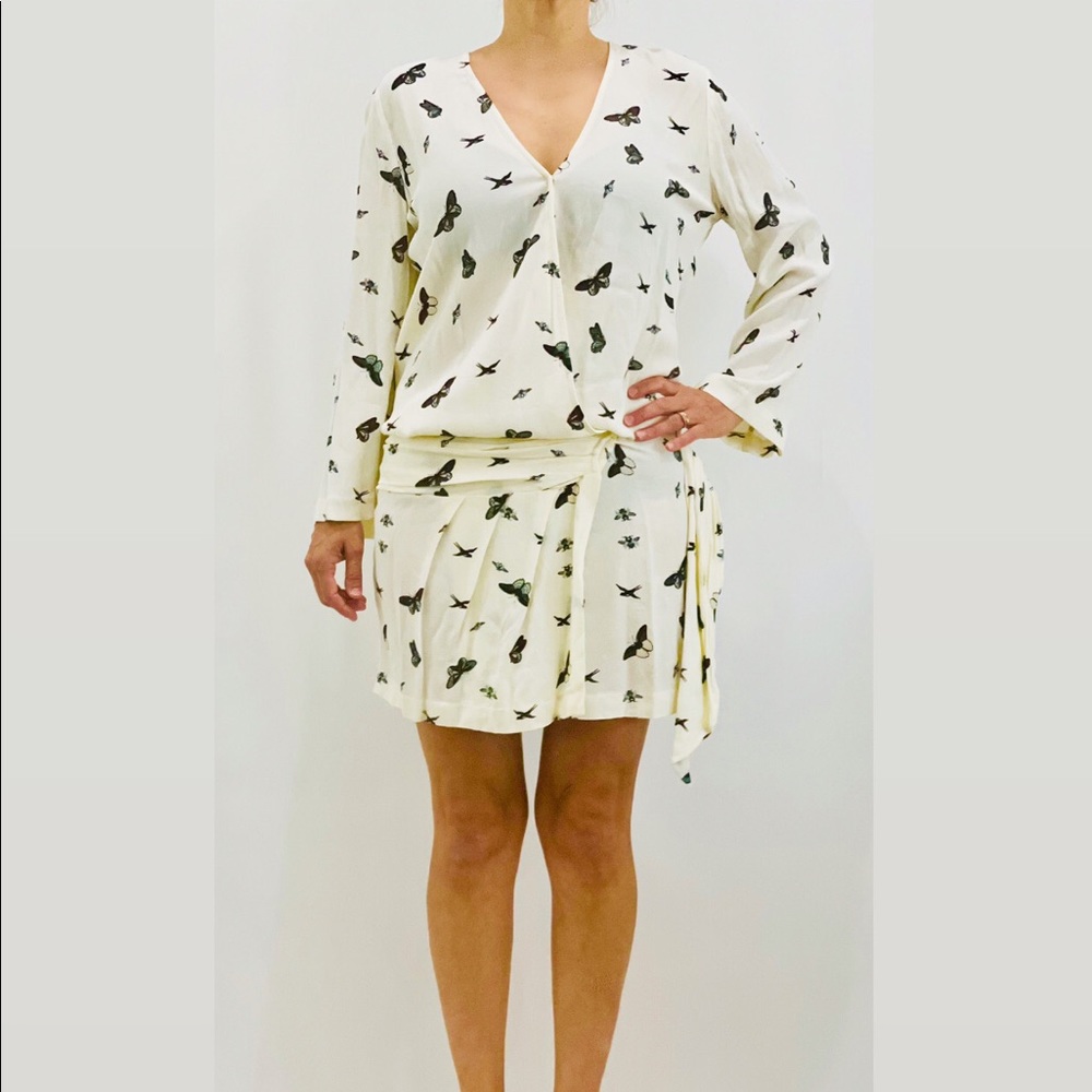 BA&SH ROBE BANDIT DRESS